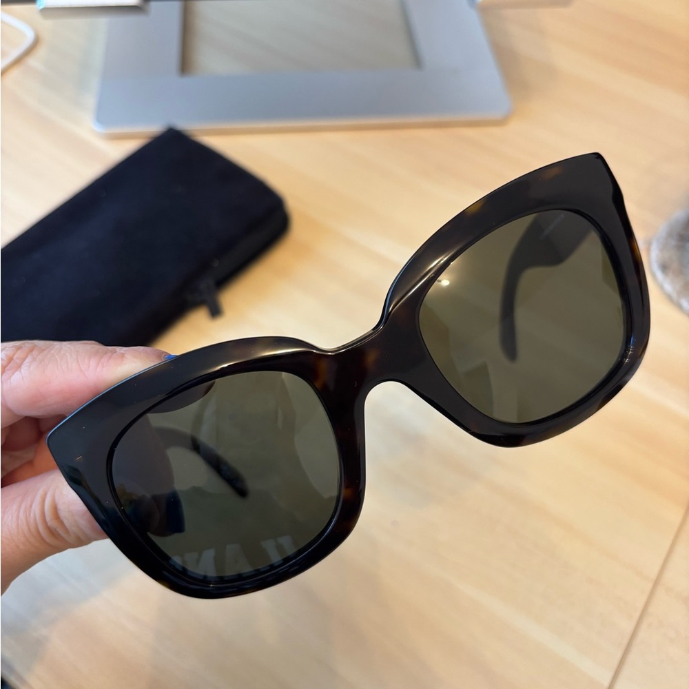 Old CELINE baby Marta sunglasses CL 41385/F/S brown tortoise - Picture 7 of 8